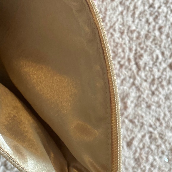 Anthropologie sequin and embroidery clutch 9” x 7” zip closure, tassel end - Picture 6 of 6